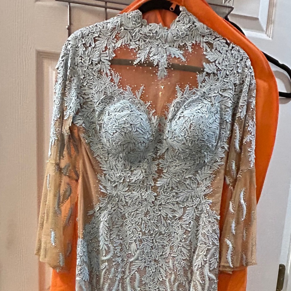 Elegant Embroidered Evening Dress